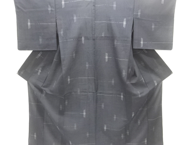 JAPANESE KIMONO / FOR SUMMER / SILK / TSUMUGI / WOVEN DRAGONFLY